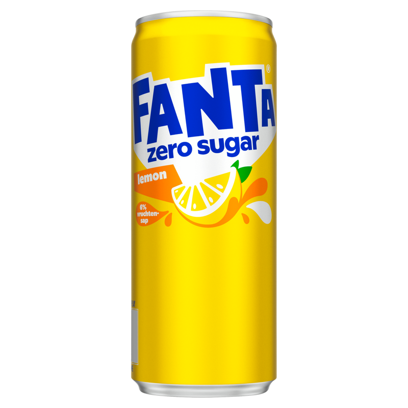 Fanta Lemon Zero Sugar blik